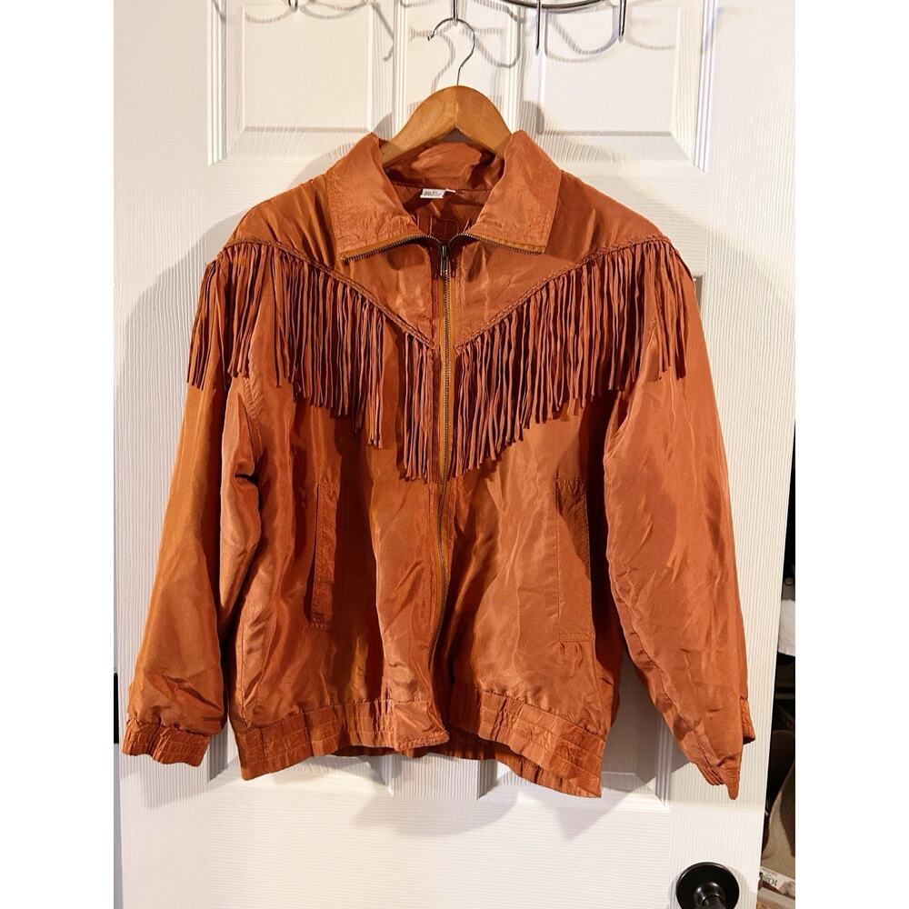 fuda international Vintage Western Lightweight tassel jacket